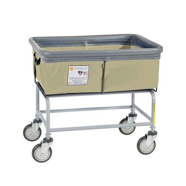 Elevated Basket Truck, Vinyl, Bumper, 3 Bushel, Beige